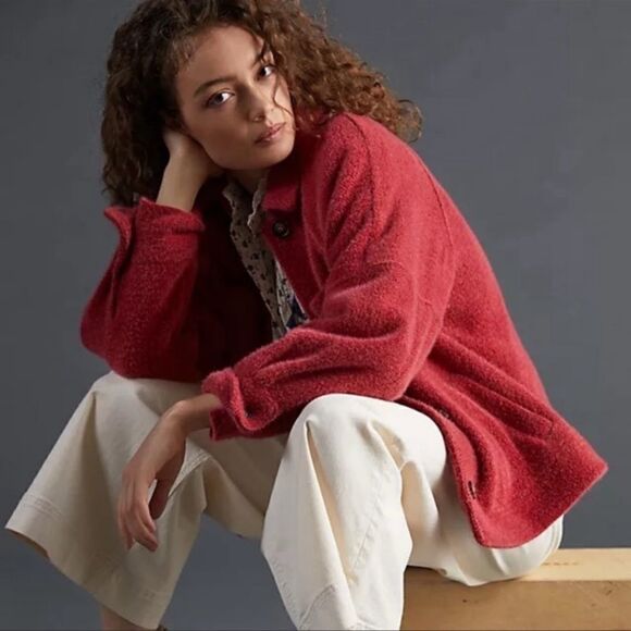 Houndstooth Shirt Jacket - Picture 2 of 6